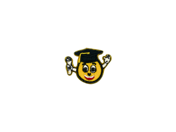 Smiley Student - Patch Mærke