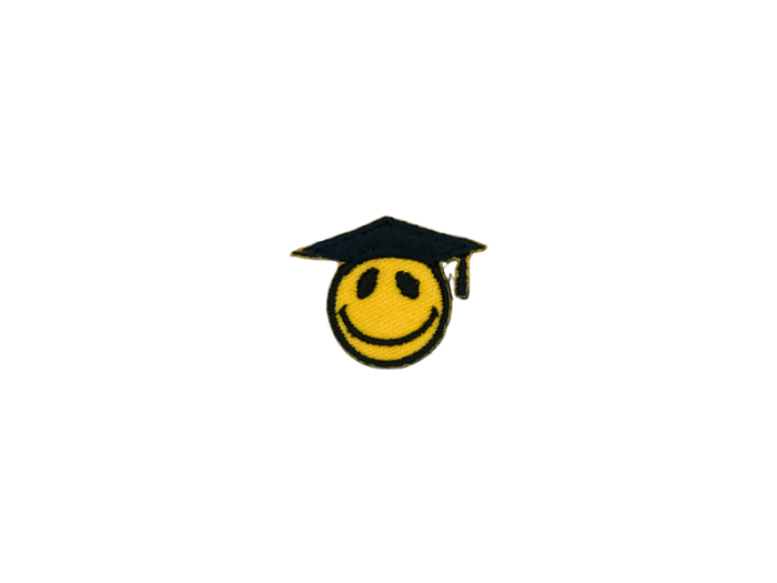 Smiley Student - Patch Mærke