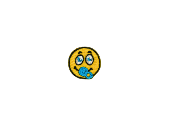 Smiley Sut - Patch Mærke