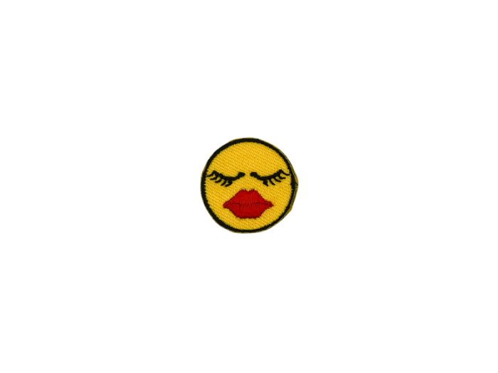 Smiley Øjenvipper - Patch Mærke
