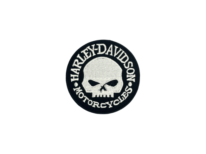 Harley Davidson Skull - Patch Mærke