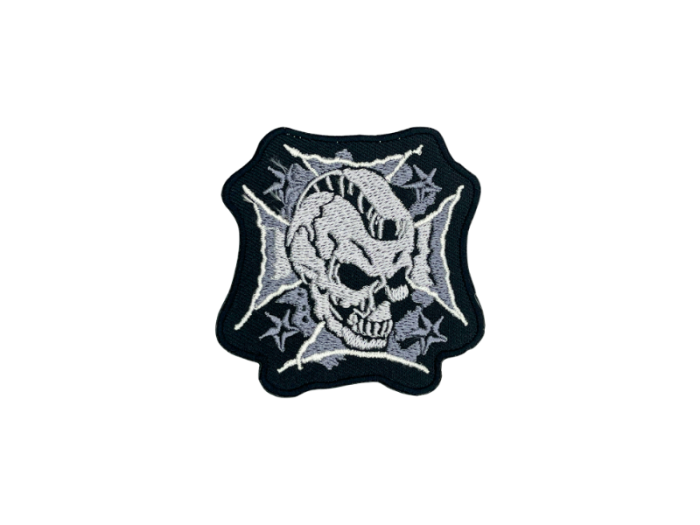 Skull Malteserkors - Patch Mærke