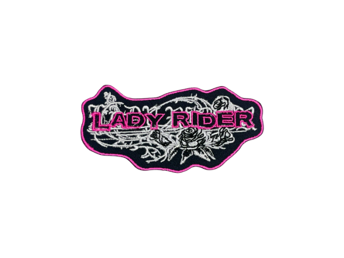 Lady Rider Emb. - Patch Mærke