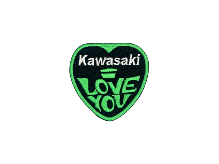 Kawasaki I Love You- Patch Mærke