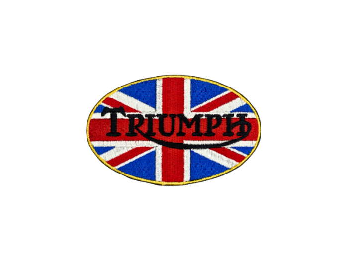 Triumph på GB flag - Patch Mærke