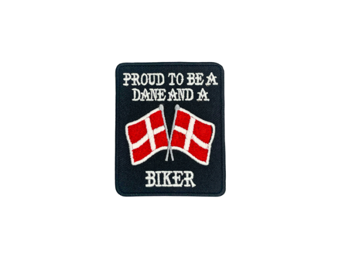 Proud To Be A Danish Biker - Patch Mærke