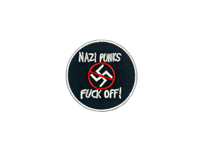Nazi Punks Fuck off  - Patch Mærke