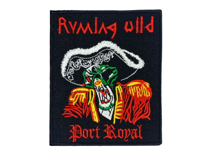 Running Wild - Port Royal Musik Band Logo Emblem - Patch Mærke
