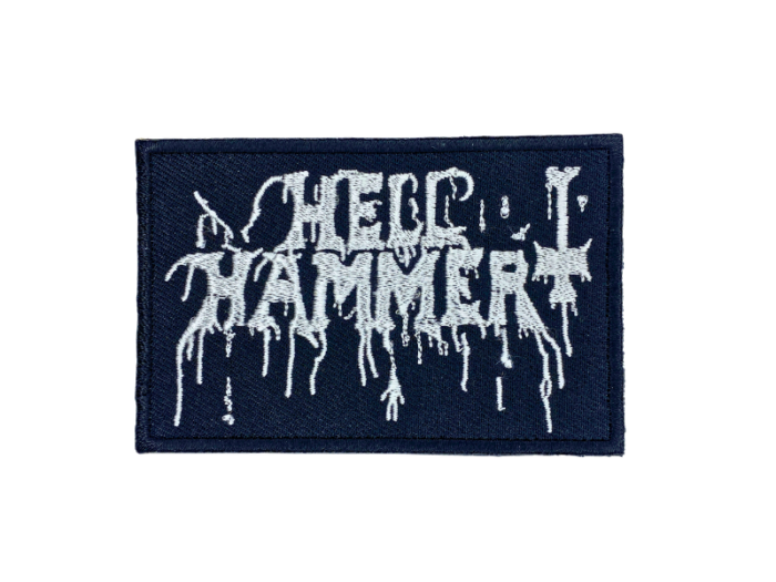 Hell Hammer Musik Band Logo Emblem - Patch Mærke