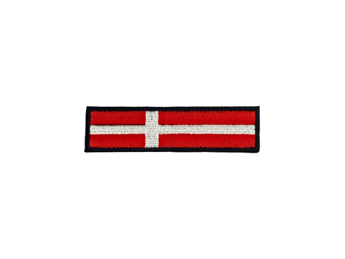 Danmark Flag bjælke - Patch Mærke