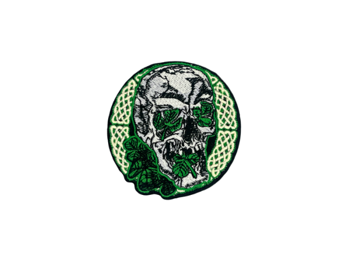 Skull Kranie 4 Kløver - Patch Mærke