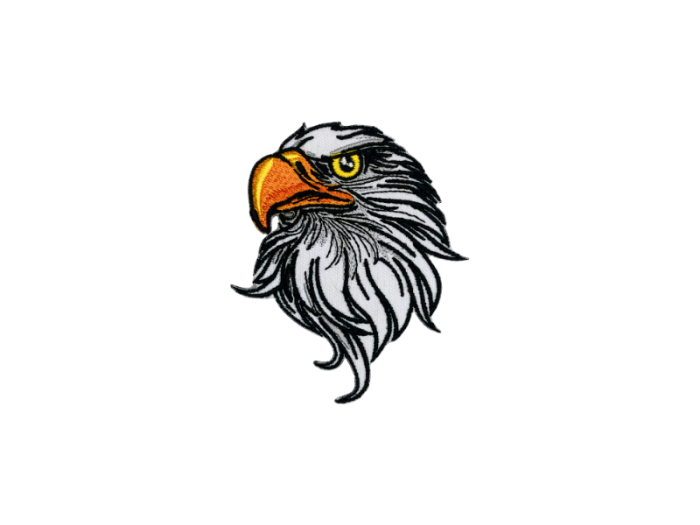 Ørn ser til Venstre Emblem - Patch Mærke