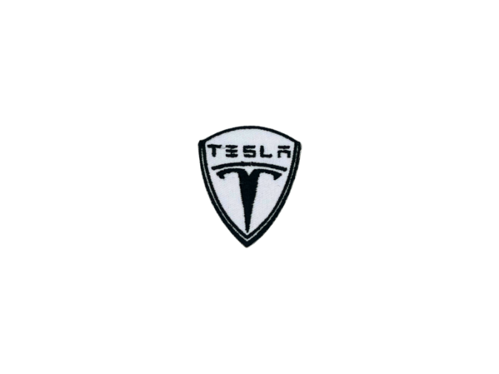 Tesla Logo 5cm høj Emblem - Patch Mærke