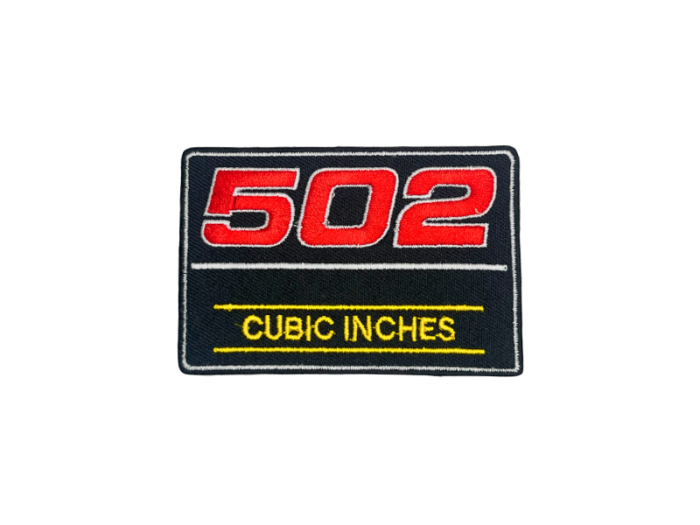 Boss Hoss 502 Cubic Inches Emblem- Patch Mærke