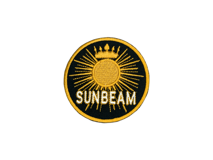 Sunbeam rund Emblem - Patch Mærke