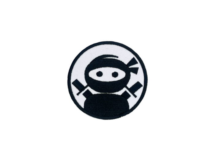 Ninja rund emblem- Patch Mærke