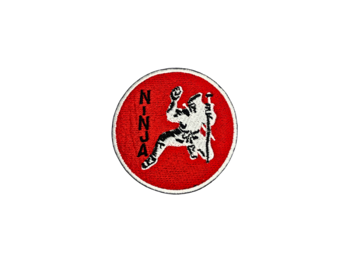 Ninja rund symbol emblem- Patch Mærke