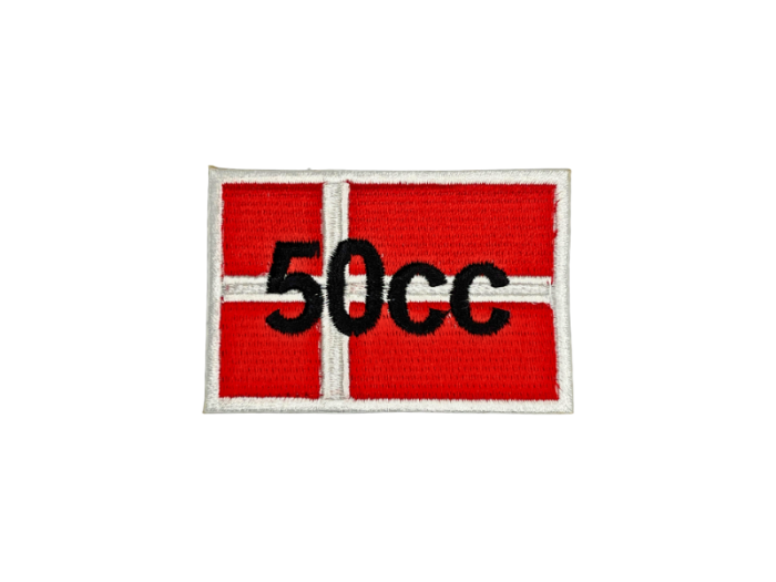 Danmark Flag Dannebrog 50cc - Patch Mærke