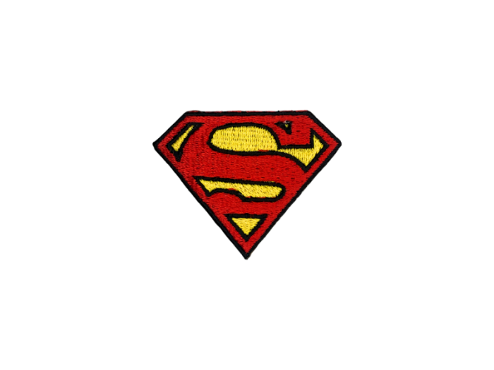 Supermand logo symbol- Patch Mærke