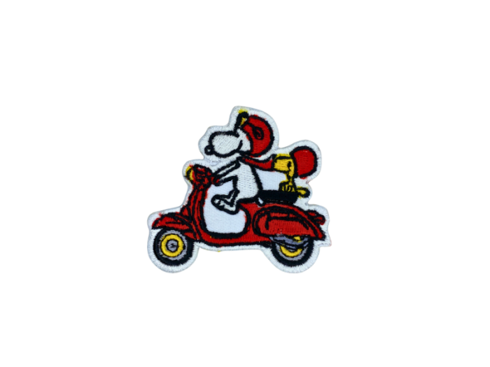 Nuser på Scooter Emblem - Patch Mærke
