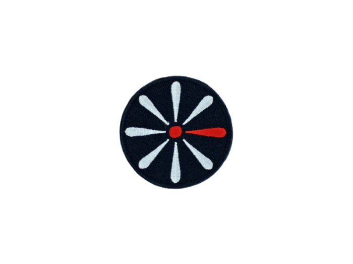 Knæk Cancer 5,5cm Emblem - Patch Mærke