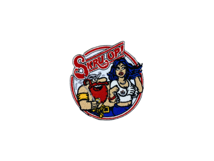 Skru op Kim Larsen (Gasolin)  Emblem - Patch Mærke