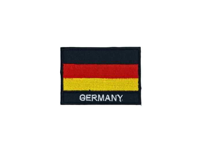 Germany Flag med Navn 7x5cm - Patch Mærke