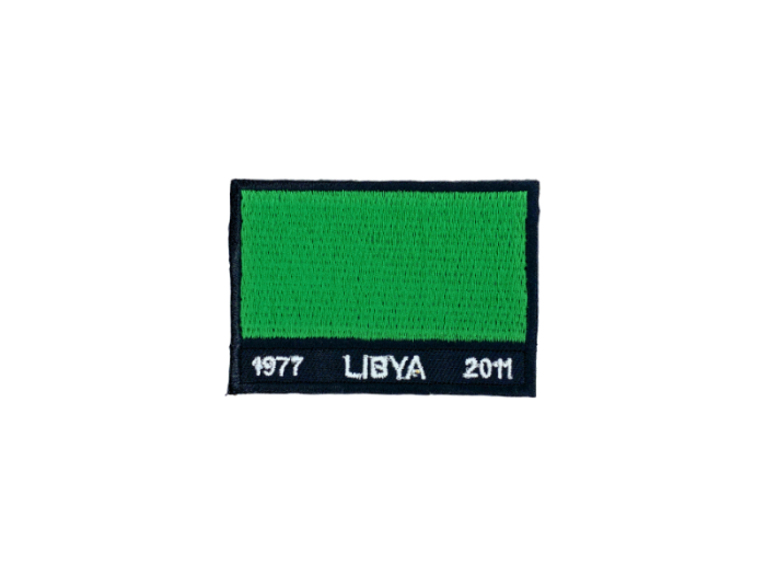 Libya Flag med Navn 7x5cm - Patch Mærke