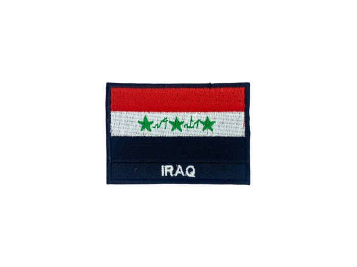 Iran Flag med Navn 7x5cm - Patch Mærke