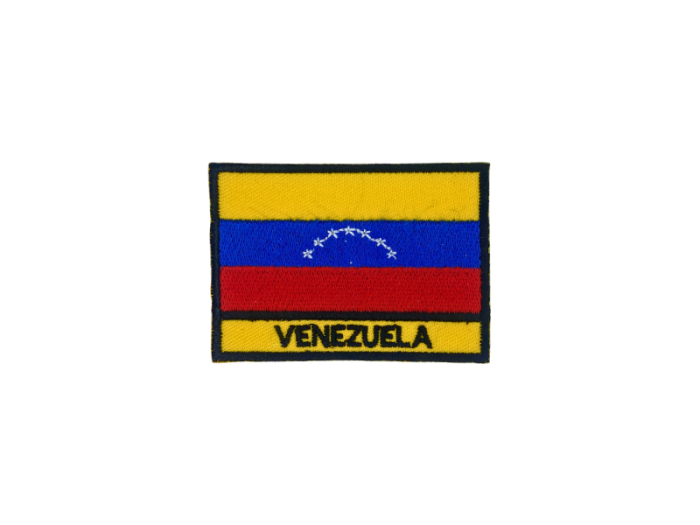 Venezuela Flag med Navn 7x5cm - Patch Mærke