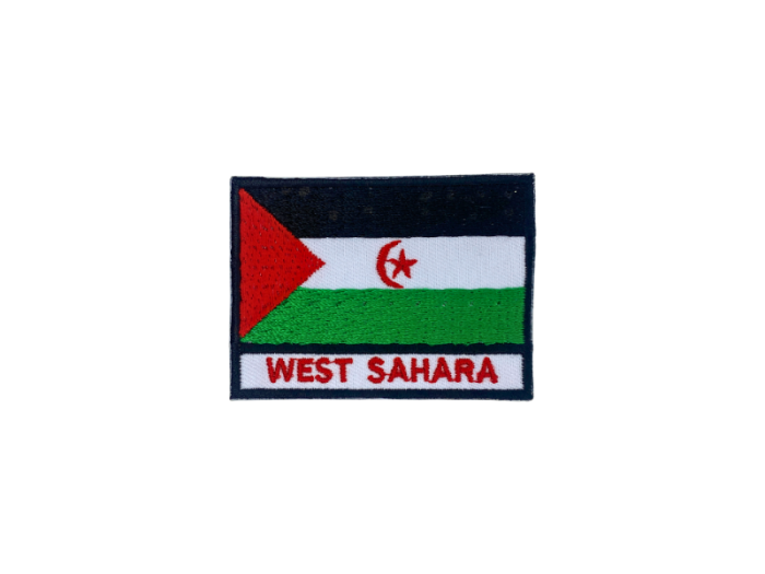 West Sahara Flag med Navn 7x5cm - Patch Mærke