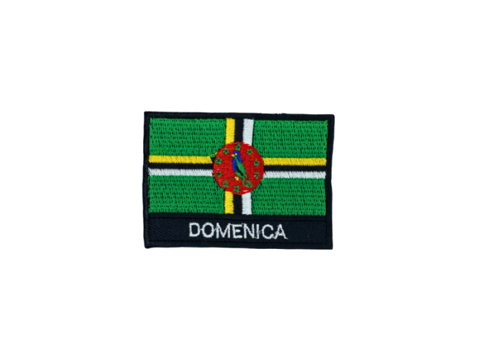 Domenica Flag Med Navn 7x5cm - Patch Mærke