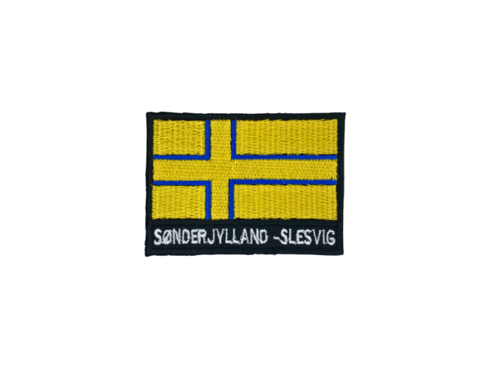 Sønderjylland Slesvig Flag Med Navn 7x5cm - Patch Mærke