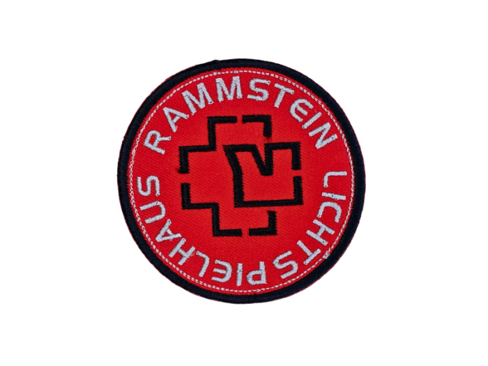 Rammstein Lichtspielhaus Musik Band Logo Emblem - Patch Mærke