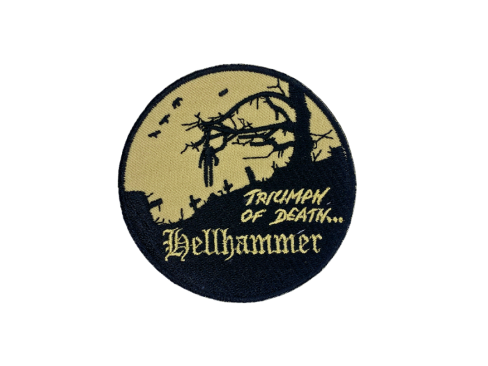 Hellhammer Triumph or Death Musik Band Logo Emblem - Patch Mærke