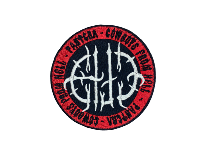 Pantera Cowboys From Hell Musik Band Logo Emblem - Patch Mærke