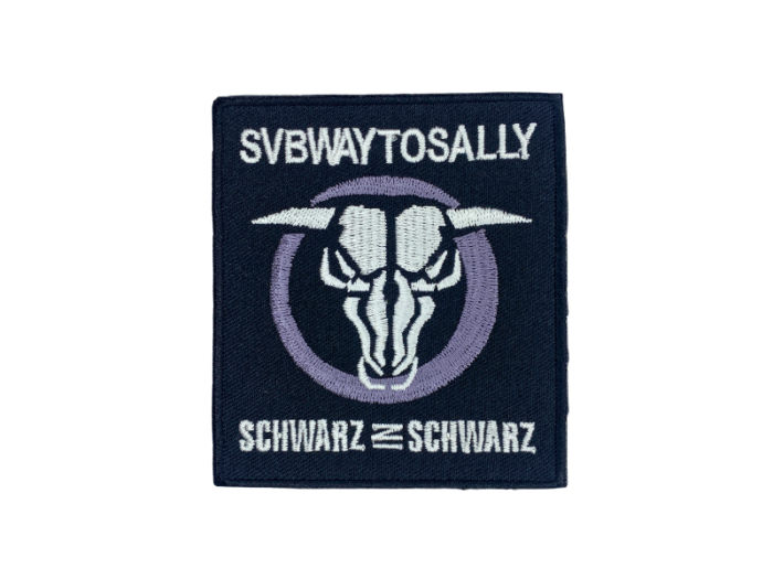 Subway To Sally Schswartz In Schwartz - Musik Band Logo Emblem - Patch Mærke