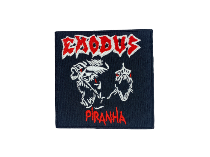 Exodus Piranha - Musik Band Logo Emblem - Patch Mærke