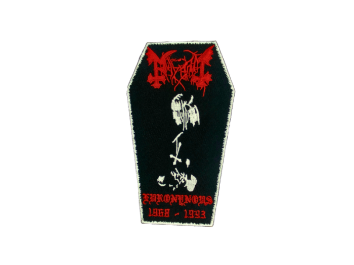 Mayhem Euronymous 1968-1993 - Musik Band Logo Emblem - Patch Mærke