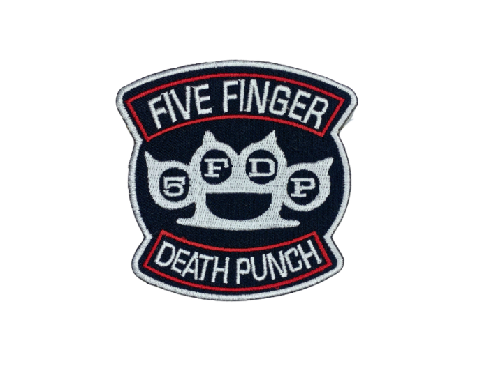FFDP Five Finger Death Punch - Musik Band Logo Emblem - Patch Mærke