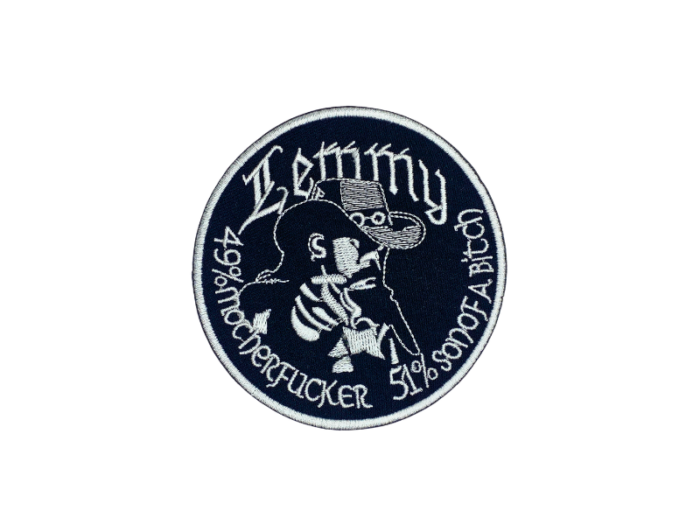 Motörhead Lemmy 49% 51% - Musik Band Logo Emblem - Patch Mærke