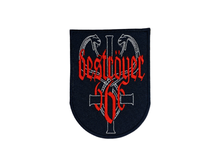 Deströyer 666 - Musik Band Logo Emblem - Patch Mærke