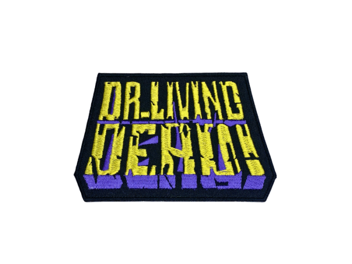 Dr. Living Death - Musik Band Logo Emblem - Patch Mærke