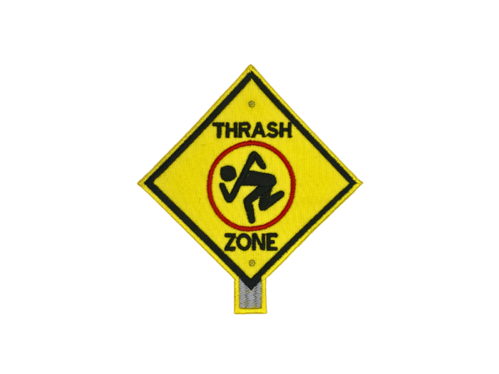 DIR Trash Zone - Musik Band Logo Emblem - Patch Mærke