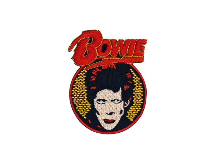 David Bowie Face - Musik Band Logo Emblem - Patch Mærke