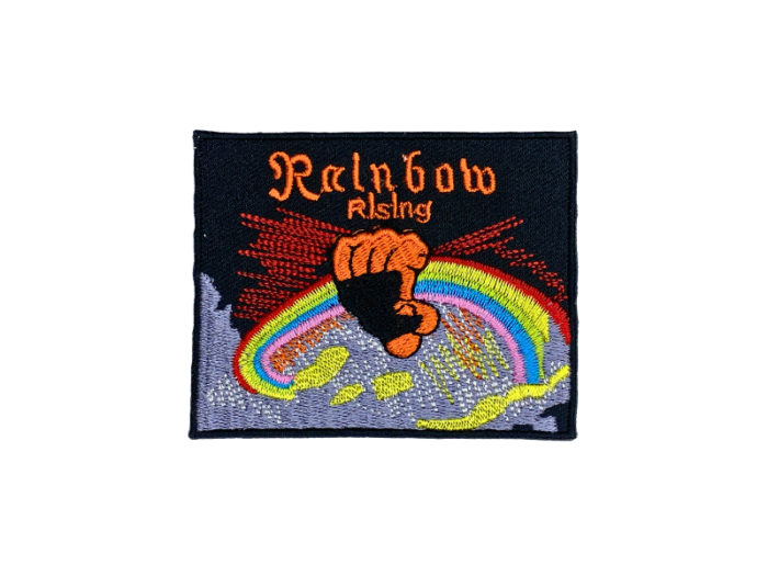 Rainbow Rising - Musik Band Logo Emblem - Patch Mærke