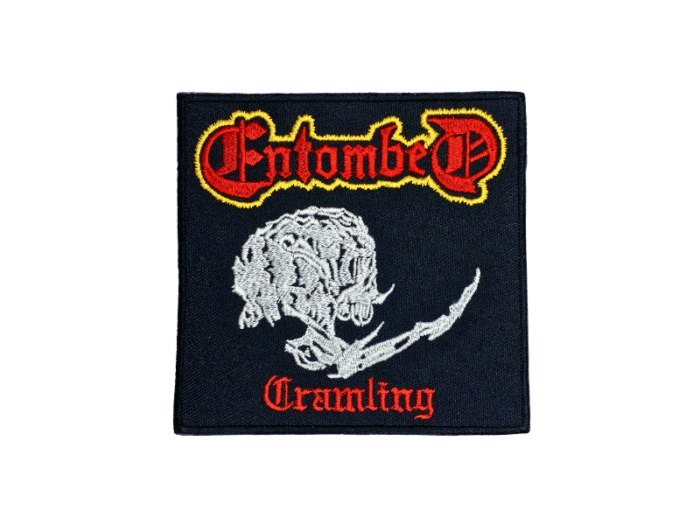 Entombed Crawling - Musik Band Logo Emblem - Patch Mærke