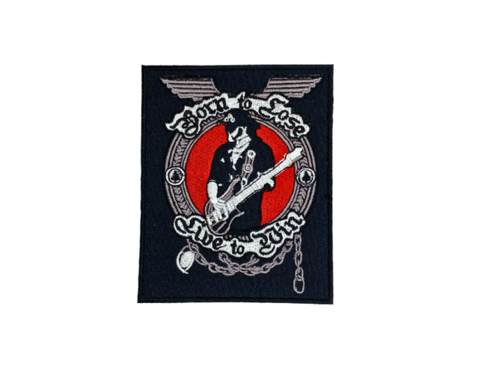 Motörhead Born To Lose Live To Win - Musik Band Logo Emblem - Patch Mærke