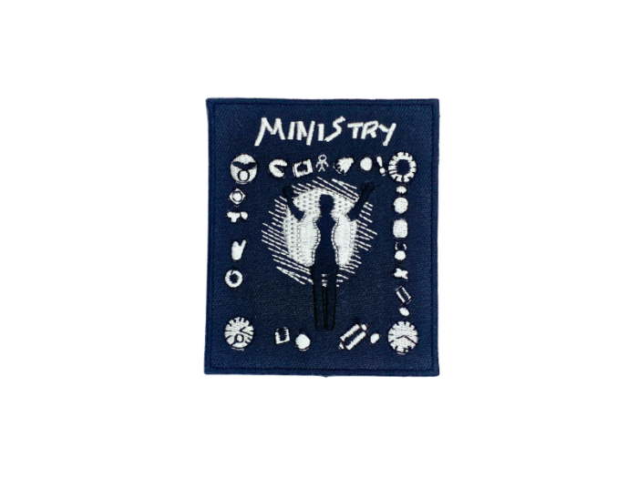 Ministry - Musik Band Logo Emblem - Patch Mærke