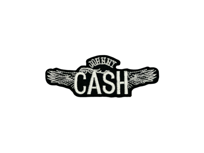 Johnny Cash - Musik Band Logo Emblem - Patch Mærke